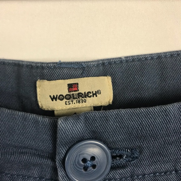 Woolrich Blue Cropped Sunday Chino Pant - Picture 6 of 7
